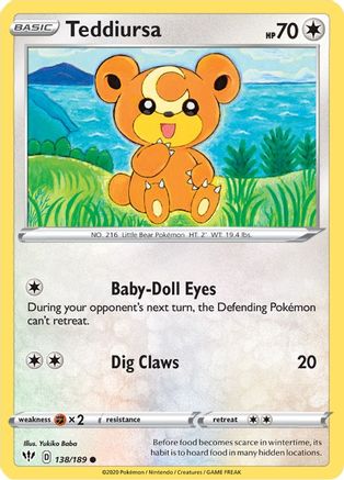 Teddiursa (138) - Darkness Ablaze