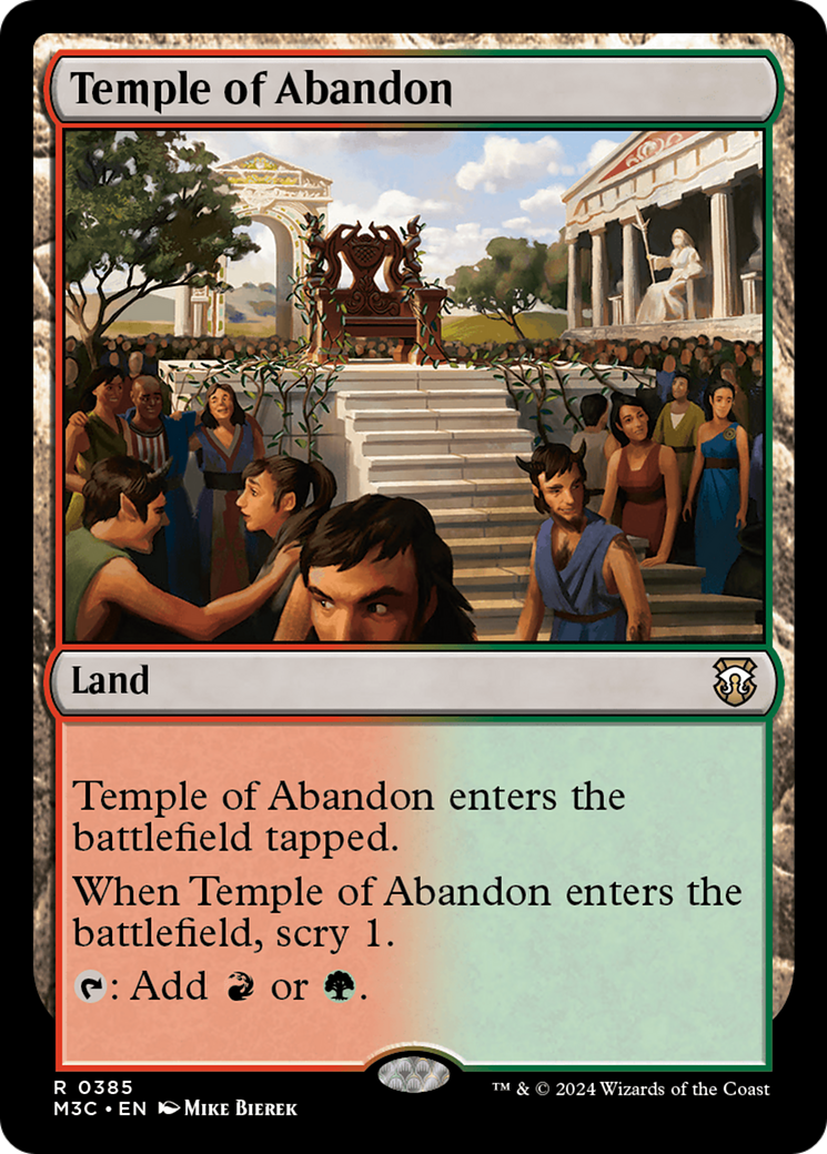 Temple of Abandon (385) - Commander: Modern Horizons 3