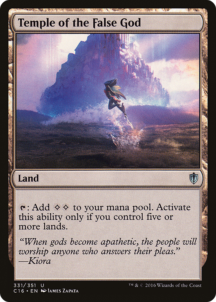 Temple of the False God (331) - Commander 2016