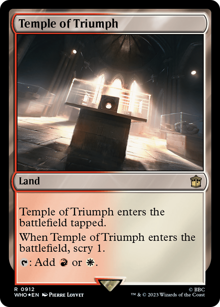 Temple of Triumph (912) Surge Foil - Doctor Who