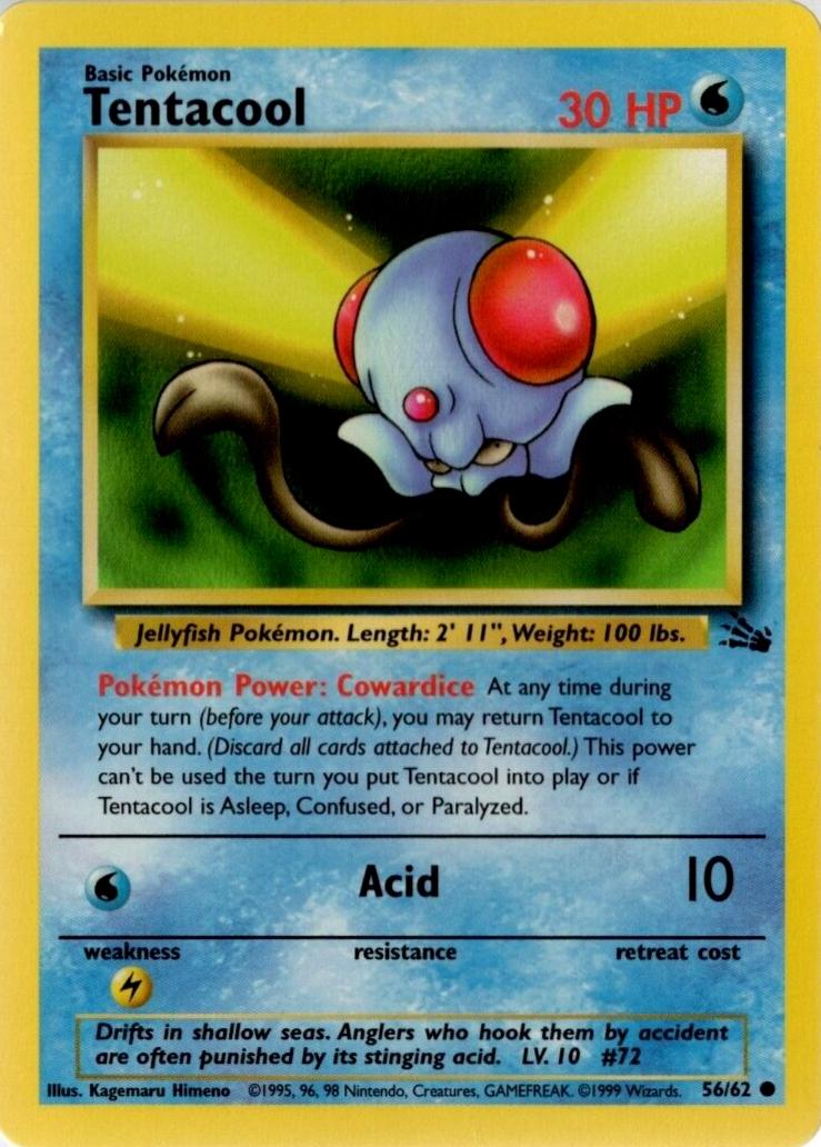 Tentacool (56) (Unlimited) - Fossil