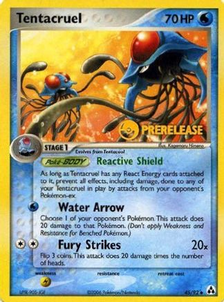 Tentacruel (Prerelease) (45) - Nintendo Promos