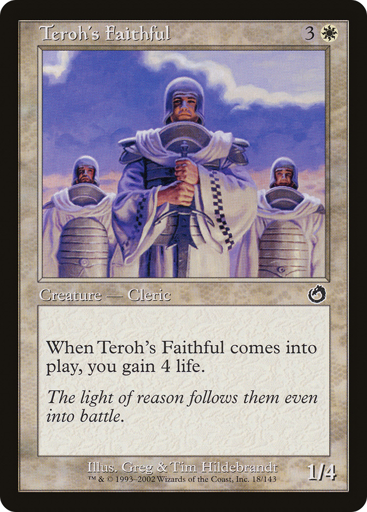 Teroh's Faithful (018) Foil - Torment