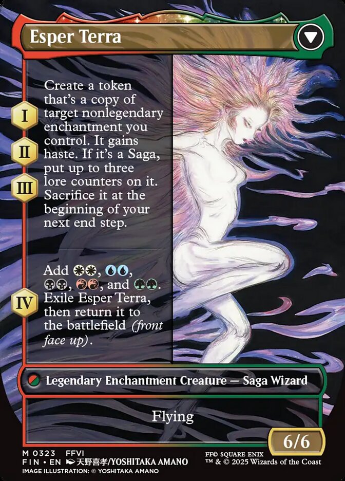 Terra, Magical Adept // Esper Terra (Borderless) (323) - FINAL FANTASY