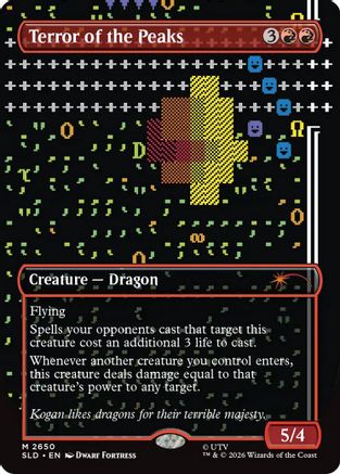 Terror of the Peaks (2650) Foil - Secret Lair Drop Series