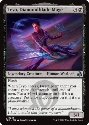 Teyo, Diamondblade Mage (236) Foil - Reality Fracture