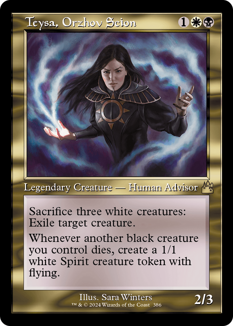 Teysa, Orzhov Scion (Retro) (386) Foil - Ravnica Remastered