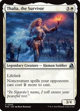 Thalia, the Survivor (205) Foil - Reality Fracture