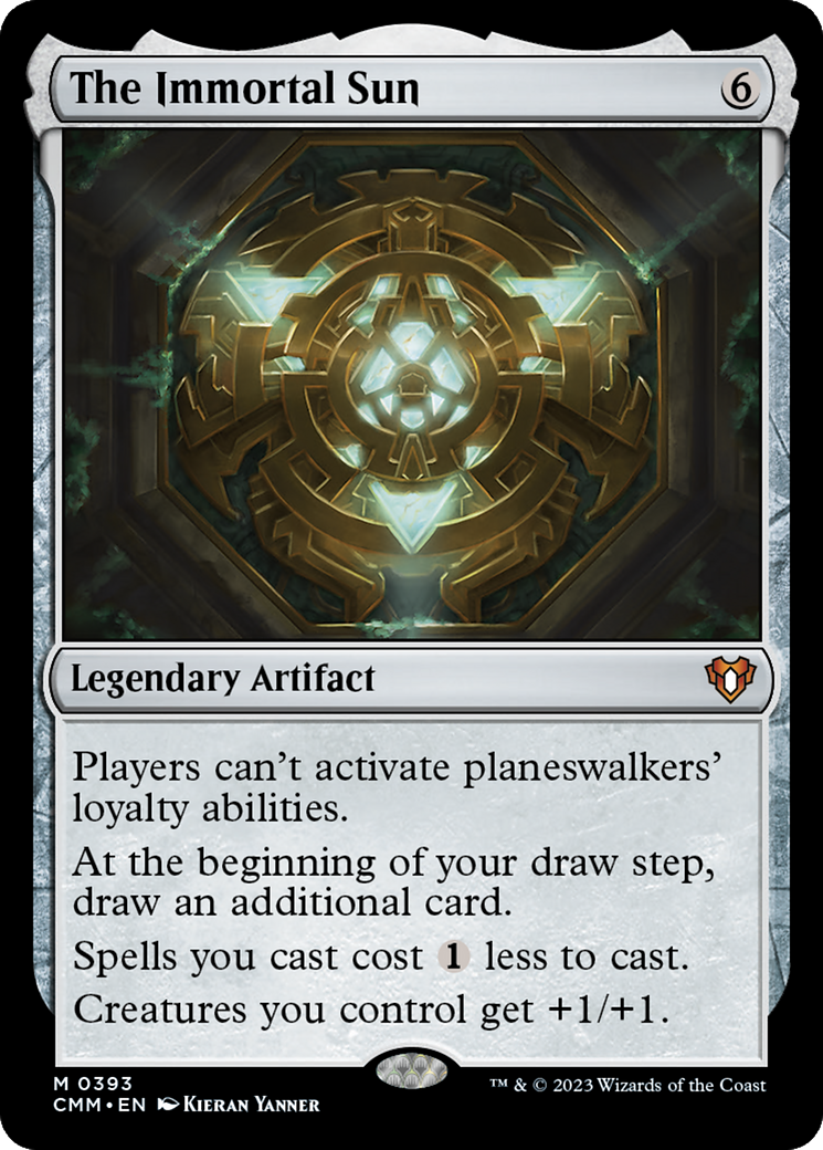 The Immortal Sun (393) Foil - Commander Masters