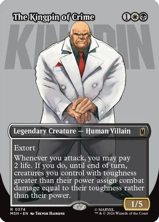 The Kingpin of Crime (Borderless Logo) (374) - Marvel Super Heroes