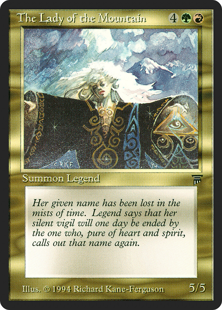 The Lady of the Mountain - Legends