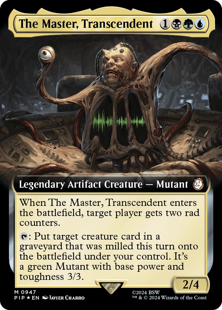 The Master, Transcendent (Extended Art) (947) Surge Foil - Fallout