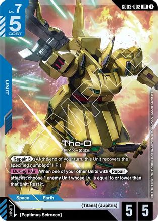 The-O (GD03-002) Holofoil - Steel Requiem