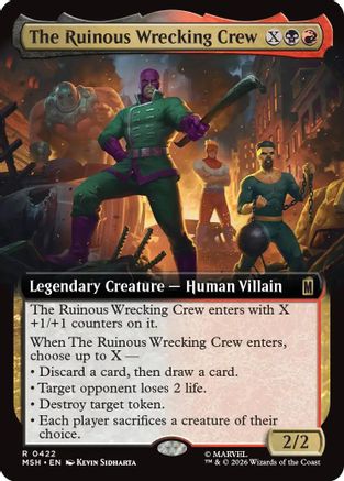 The Ruinous Wrecking Crew (Extended Art) (422) - Marvel Super Heroes