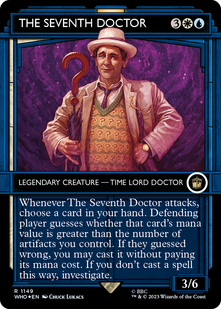 The Seventh Doctor (Showcase) (1149) Surge Foil - Doctor Who