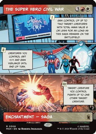 The Super Hero Civil War (Showcase) (308) - Marvel Super Heroes