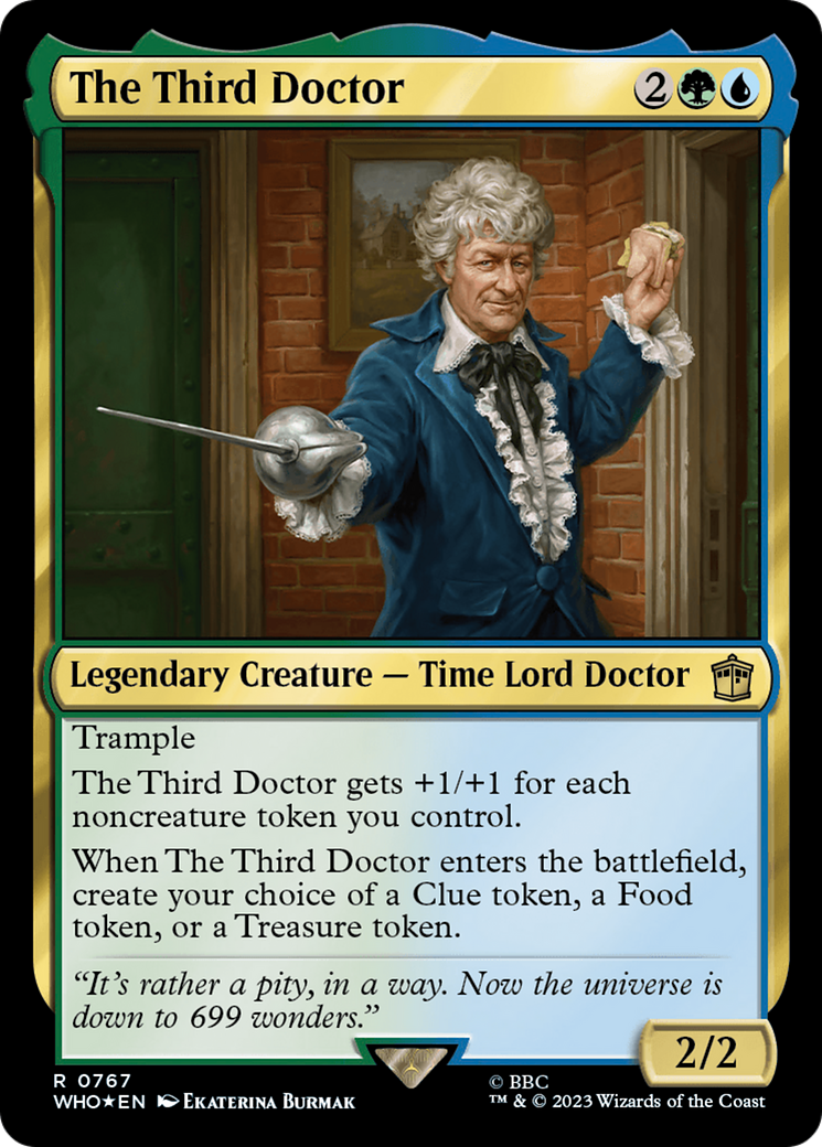 The Third Doctor (767) Surge Foil - Doctor Who