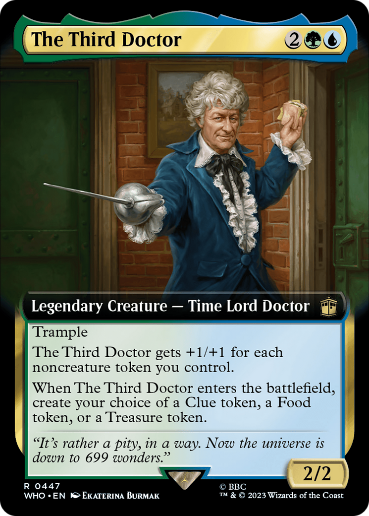 The Third Doctor (Extended Art) (447) - Doctor Who