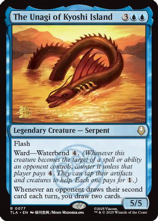 The Unagi of Kyoshi Island (Prerelease) (077) Foil - Avatar: The Last Airbender