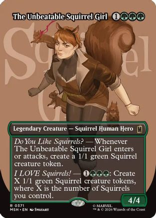 The Unbeatable Squirrel Girl (Borderless Logo) (371) - Marvel Super Heroes
