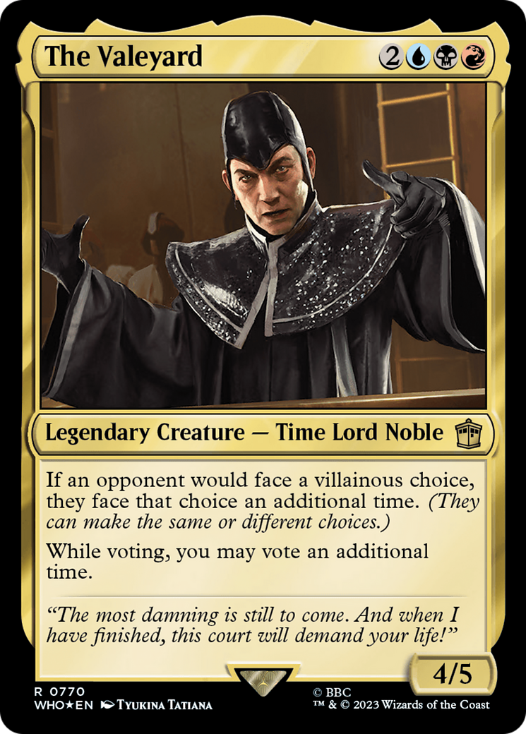 The Valeyard (770) Surge Foil - Doctor Who