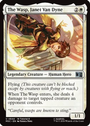 The Wasp, Janet Van Dyne (844) - Commander: Marvel Super Heroes
