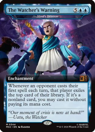 The Watcher's Warning – Mind's Dilation (Extended Art) (344) - Commander: Marvel Super Heroes