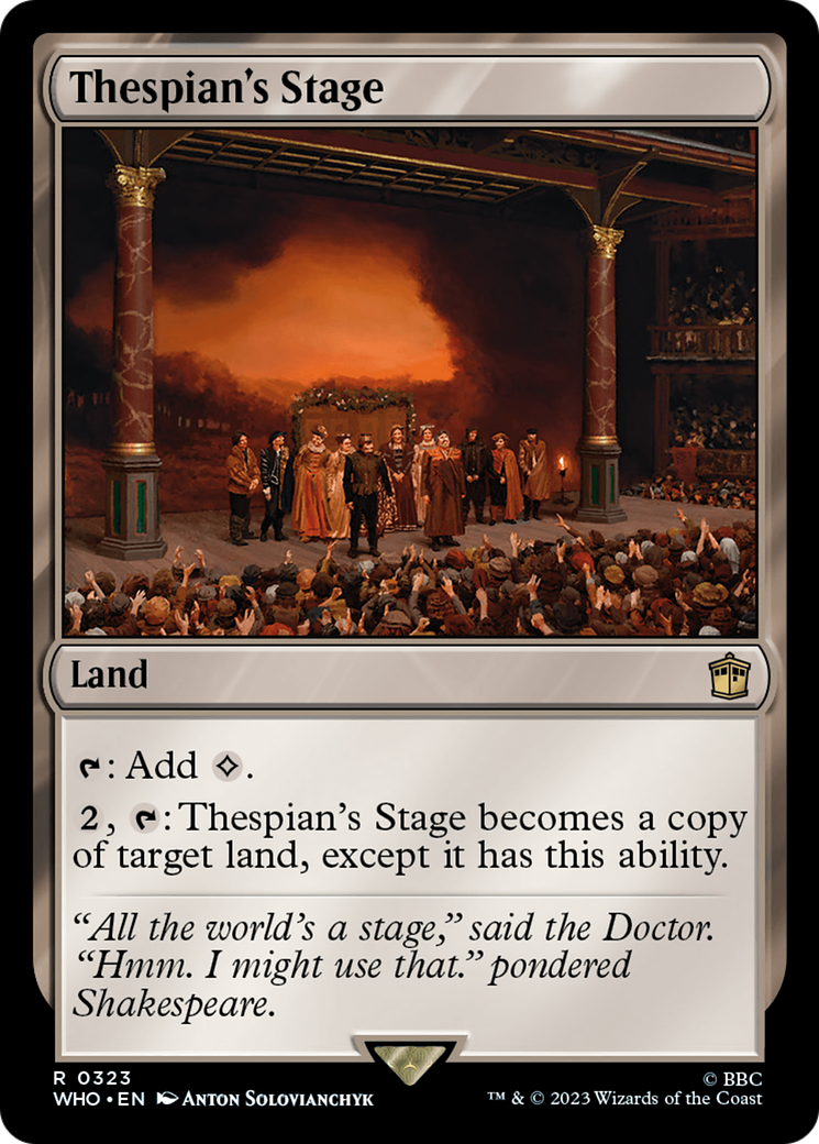 Thespian's Stage (323) - Doctor Who