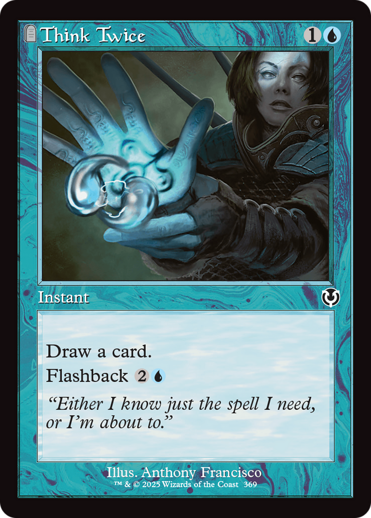 Think Twice (Retro) (369) Foil - Innistrad Remastered