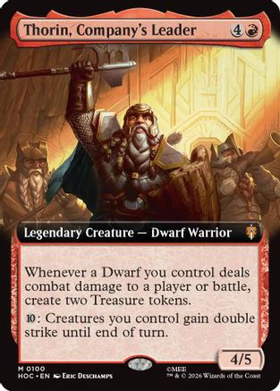 Thorin, Company's Leader (Extended Art) (100) - The Hobbit: Eternal-Legal