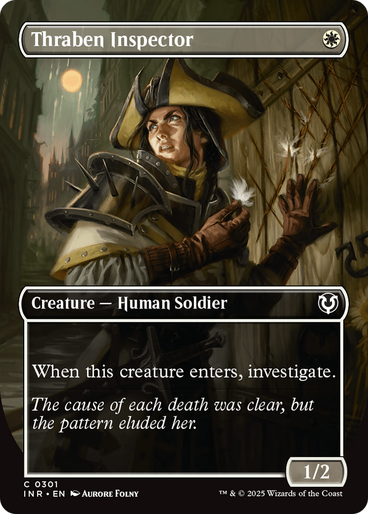 Thraben Inspector (Borderless) (301) Foil - Innistrad Remastered