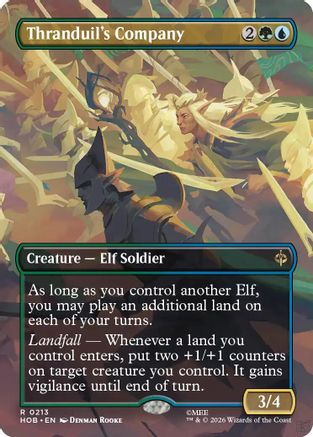 Thranduil's Company (Borderless) (213) Foil - The Hobbit