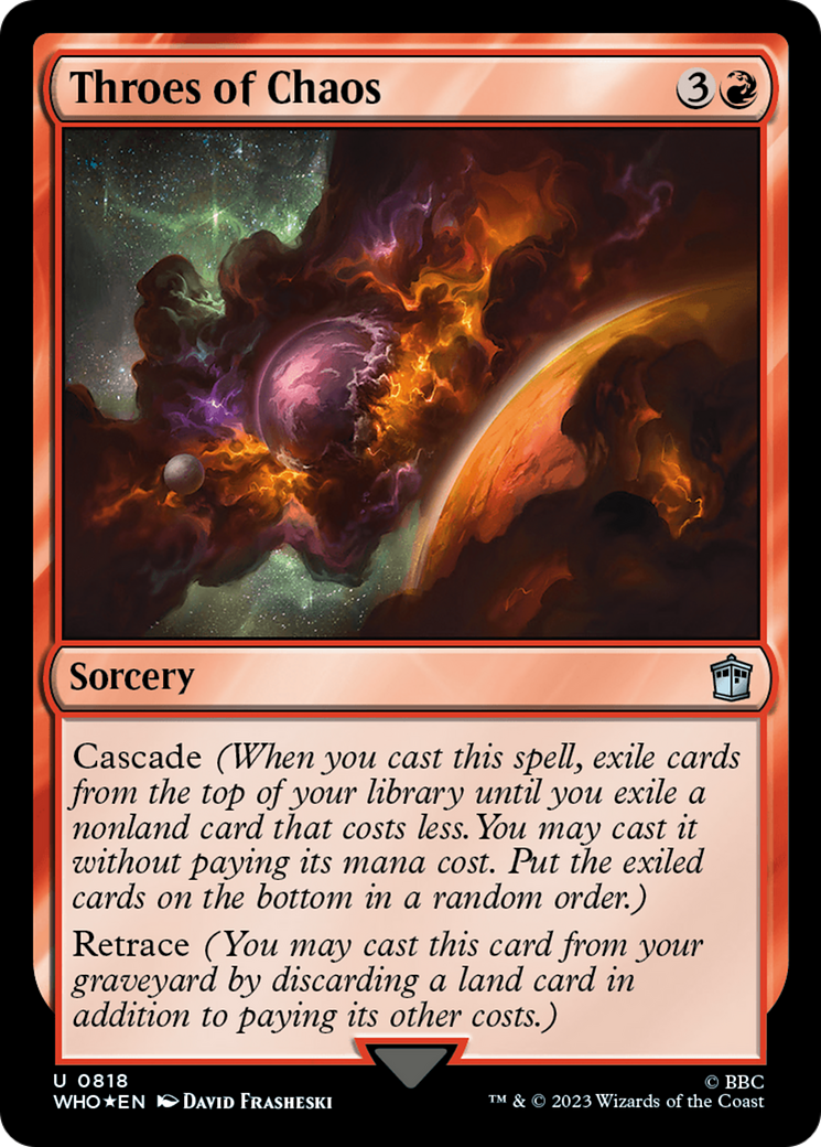 Throes of Chaos (818) Surge Foil - Doctor Who