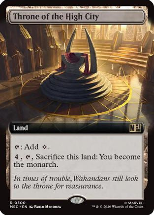 Throne of the High City (Extended Art) (500) - Commander: Marvel Super Heroes