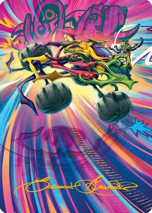 Thunderous Velocipede (043s) Gold-Stamped - Art Series: Aetherdrift