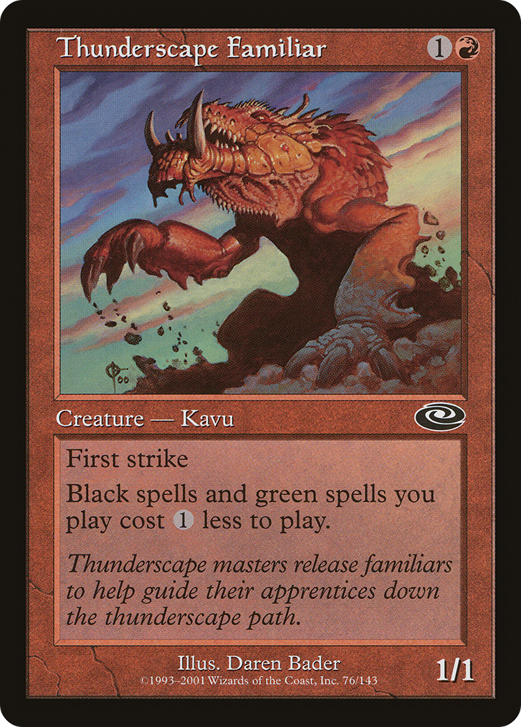 Thunderscape Familiar (076) Foil - Planeshift