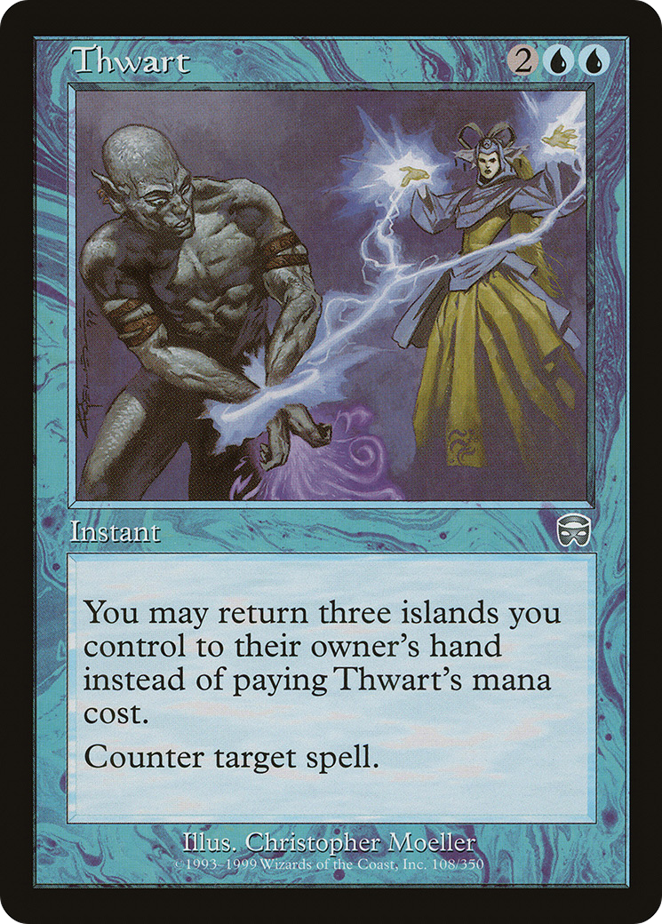Thwart (108) Foil - Mercadian Masques