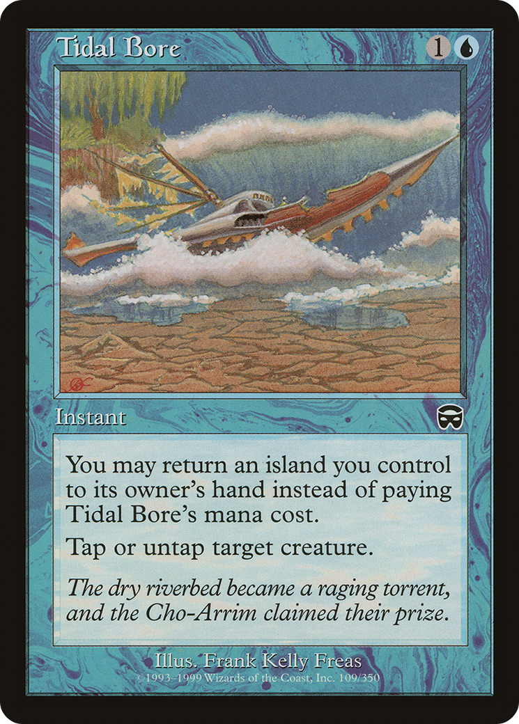 Tidal Bore (109) Foil - Mercadian Masques