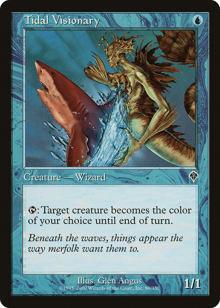 Tidal Visionary (080) Foil - Invasion