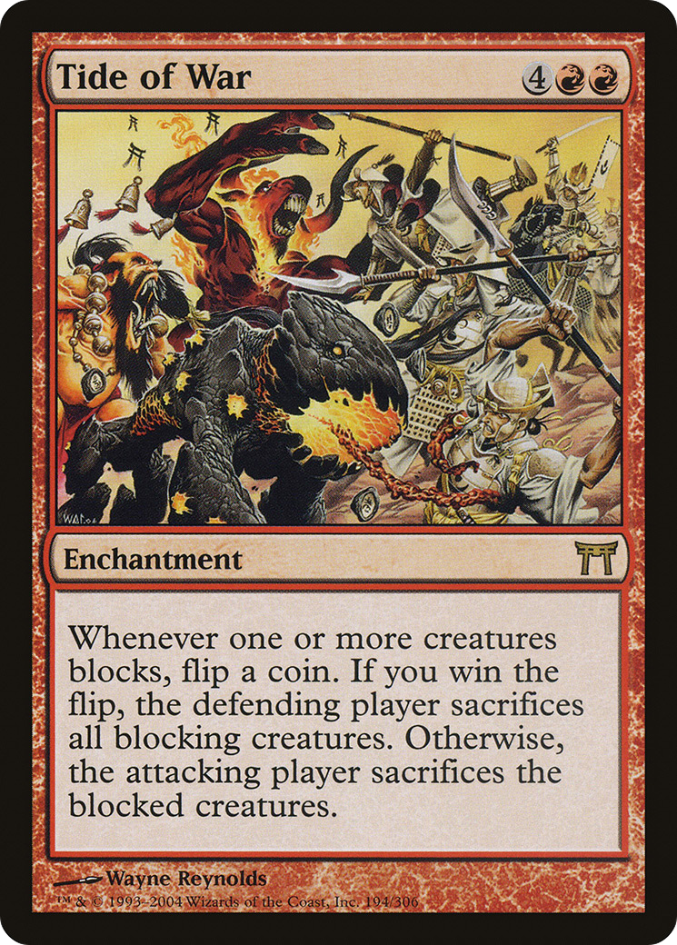 Tide of War (194) Foil - Champions of Kamigawa