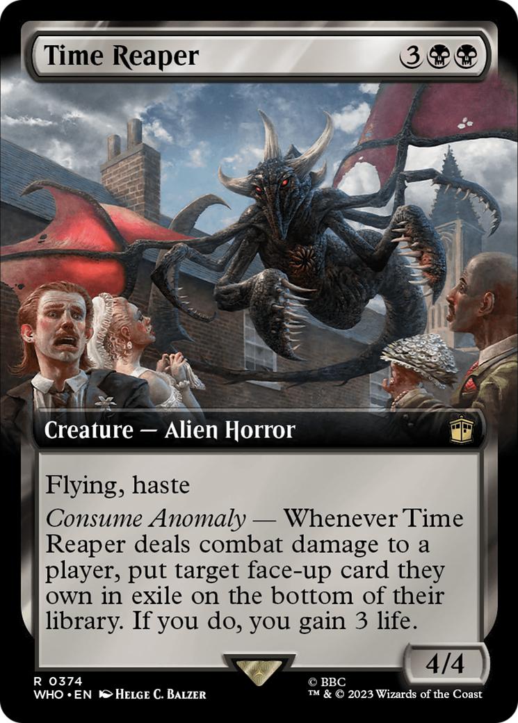 Time Reaper (Extended Art) (374) Foil - Doctor Who