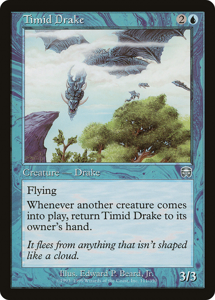 Timid Drake (111) - Mercadian Masques