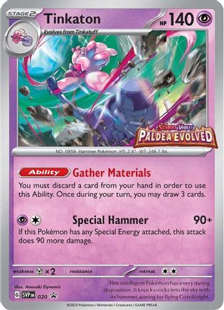 Tinkaton (Prerelease) (20) Holofoil - Black Star Promos