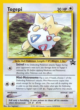 Togepi (30) - Wizards of the Coast Promos