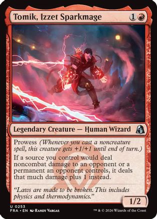 Tomik, Izzet Sparkmage (253) Foil - Reality Fracture