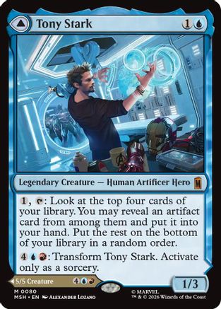 Tony Stark // The Invincible Iron Man (080) Foil - Marvel Super Heroes