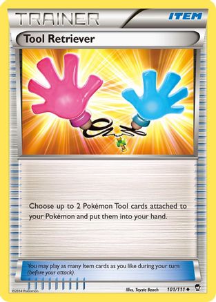 Tool Retriever (101) Reverse Holofoil - Furious Fists