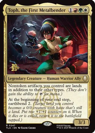 Toph, the First Metalbender (Prerelease) (247) Foil - Avatar: The Last Airbender