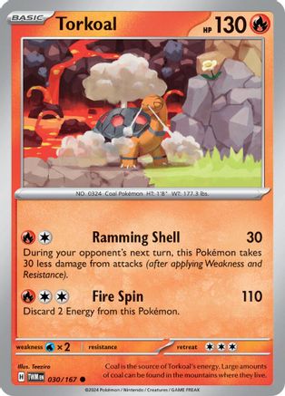 Torkoal (30) Reverse Holofoil - Twilight Masquerade