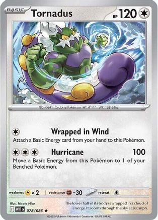 Tornadus (78) Reverse Holofoil - White Flare